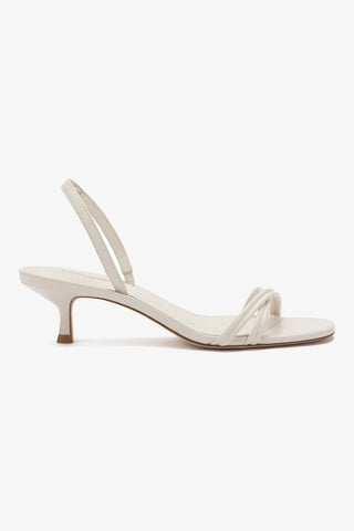 Mini Annie Sandal In Ivory Leather