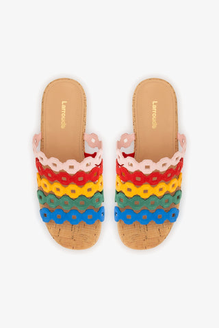 Charli Mule In Multicolor Leather