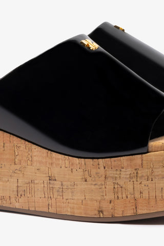 Charli Mule In Black Patent Leather