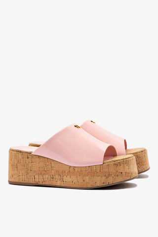 Charli Mule In Tulip Leather