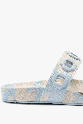 Milan Slide In Maya Printed Raffia