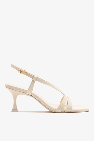 Daphne Sandal In Ivory Leather