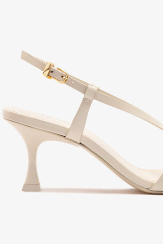 Daphne Sandal In Ivory Leather