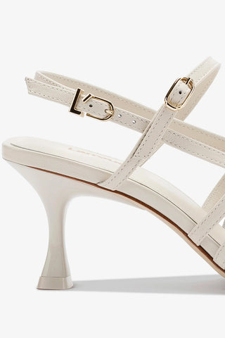 Leandra Sandal In Ivory Leather