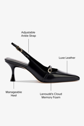 Ines Pump In Black Leather