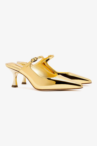 Ines Mule In Specchio Gold