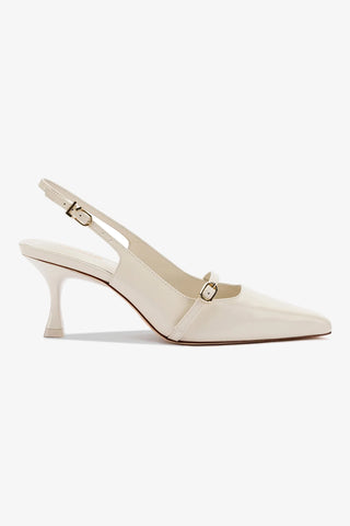 Ines Pump In Ivory Leather