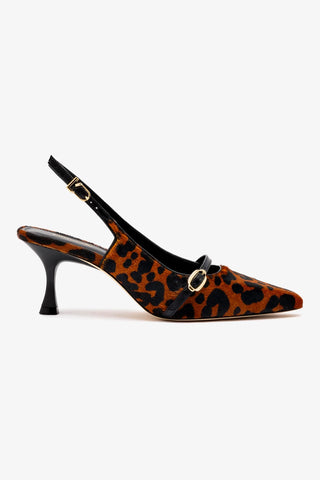 Ines Pump In Leopard Print Calf Hair