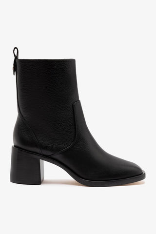 Mini Ricky Boot In Black Leather Boot Larroudé