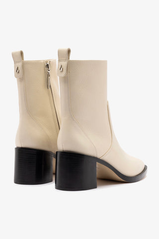 Mini Ricky Boot In Ivory Leather