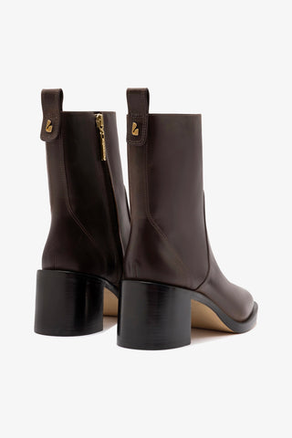 Mini Ricky Boot In Brown Shadow Leather