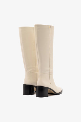 Ricky Boot In Ivory Leather