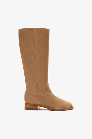 Anne Boot In Peanut Suede