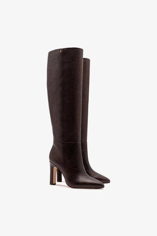 Cindy Boot Hi In Brown Leather