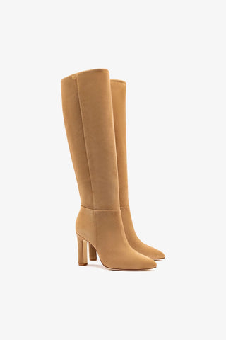 Cindy Hi Boot In Peanut Suede