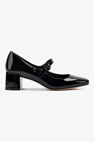 Blair Block Pump In Black Patent