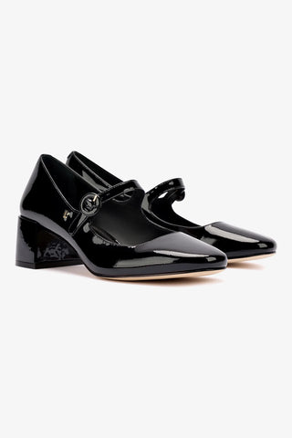 Blair Block Pump In Black Patent