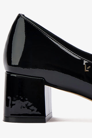 Blair Block Pump In Black Patent