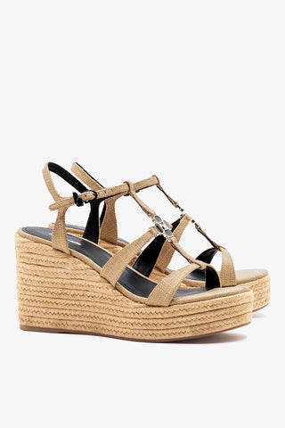 Hana Espadrille Sandal Beige Raffia Sandal Larroudé