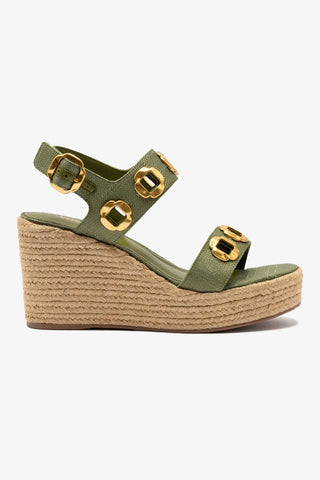 Milan Espadrille In Seaweed Raffia