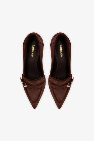 Susan Pump In Brown Suede