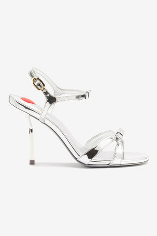 Brooks Sandal In Silver Specchio