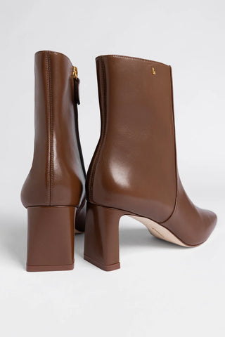 Alexis Boot Burnt Umber Leather Boot Larroudé
