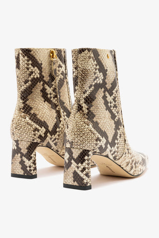Alexis Boot Neutral Snake Leather Boot Larroudé