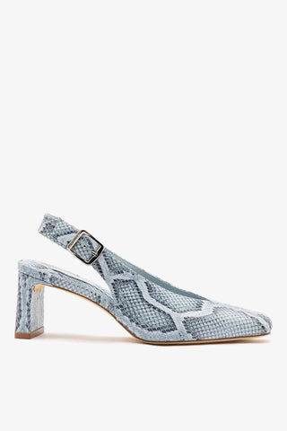 Katie Pump Maya Python Leather Pump Larroudé