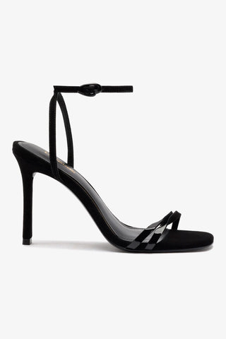 Vesper Sandal In Black Suede