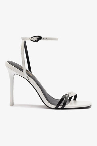 Vesper Sandal In White Leather