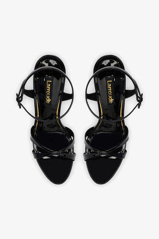 Angelina Sandal In Black Patent Leather