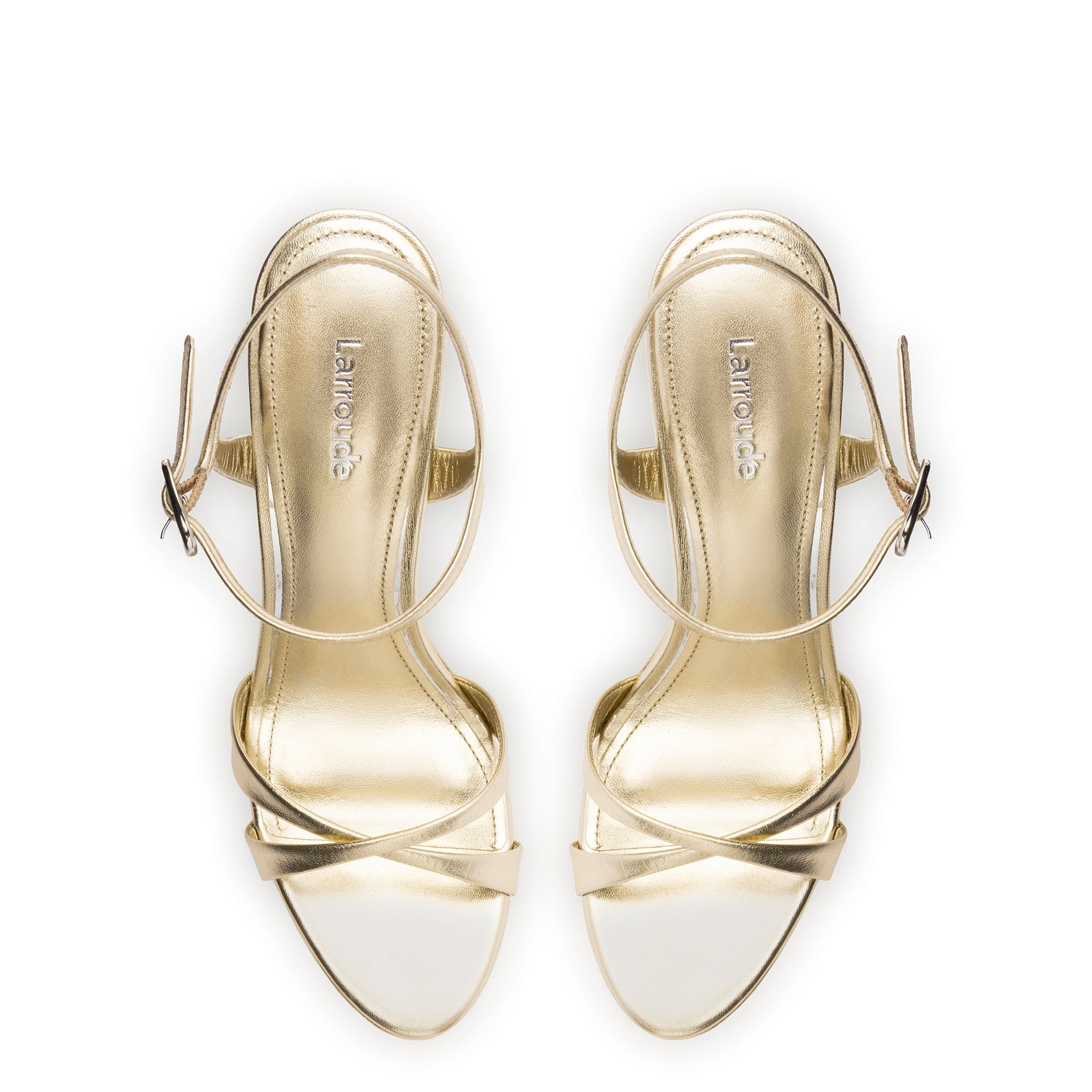 Angelina Sandal In Gold Metallic Leather