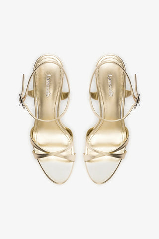 Angelina Sandal In Gold Metallic Leather