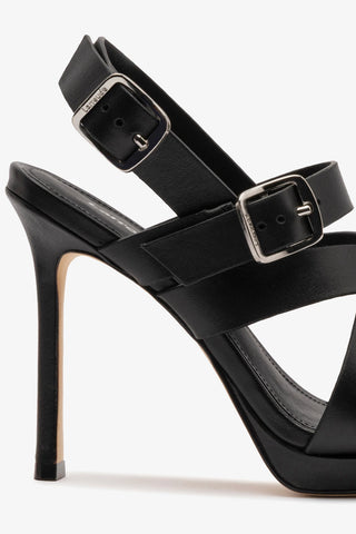 Patti Sandal In Black Leather