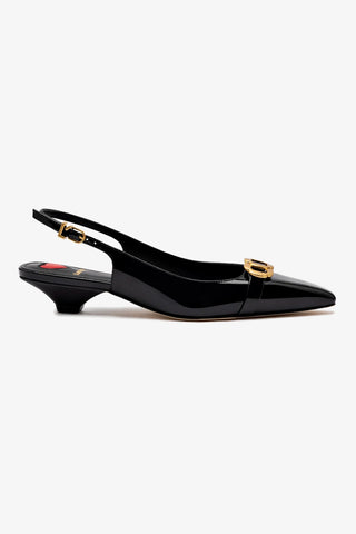 Franca Pump In Black Patent Leather