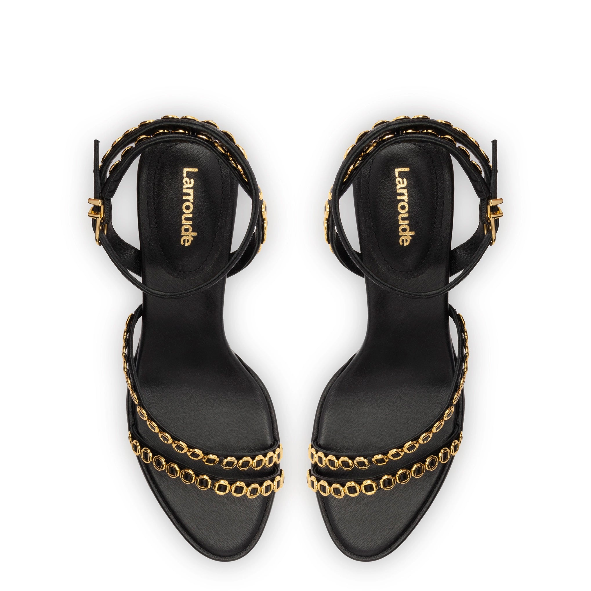 Milanina Mini Sandal In Black Leather