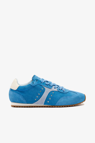Stella New Sneaker Azure Suede Sneaker Larroudé