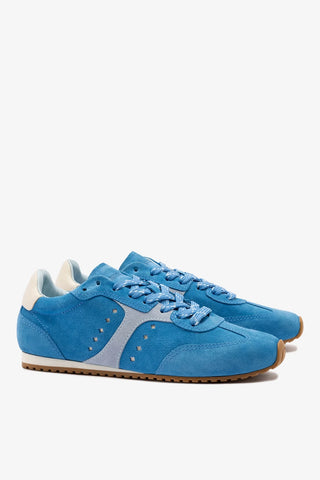 Stella New Sneaker Azure Suede Sneaker Larroudé