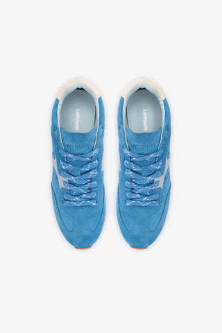 Stella Sneaker In Azure Suede