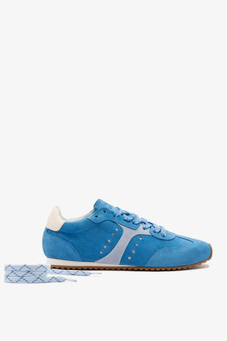 Stella Sneaker In Azure Suede
