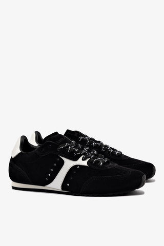 Stella Sneaker In Black Suede
