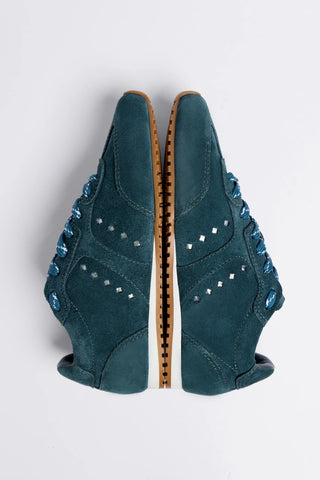 Stella Sneaker Deep Sea Suede