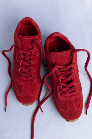 Stella Sneaker Carmine Suede Sneaker Larroudé