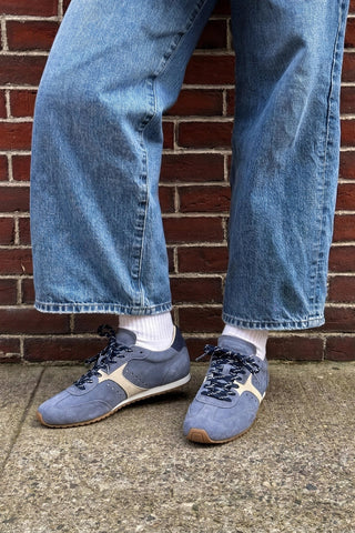 Stella Sneaker Niagara Blue Suede