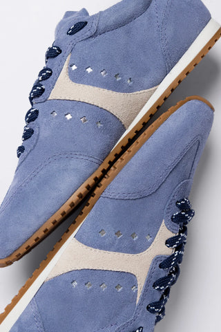 Stella Sneaker Niagara Blue Suede