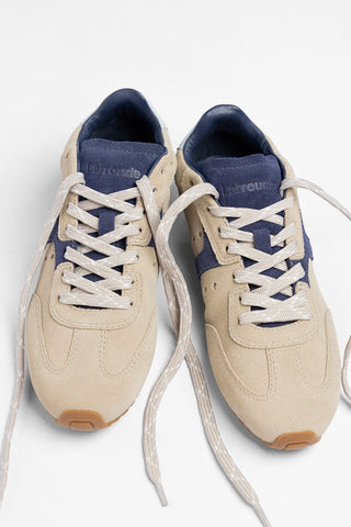Stella Sneaker Oyster Gray Suede