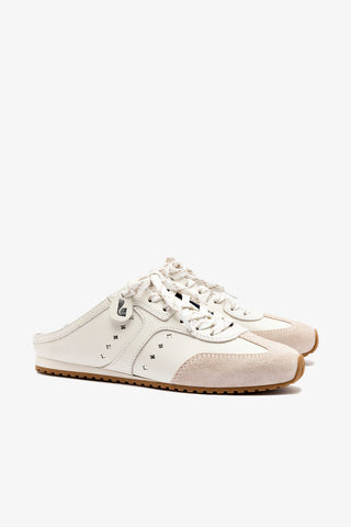 Stella Mule In Grey Suede