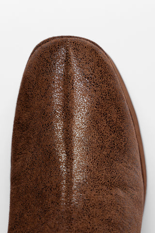 Dani Shearling Flatform Boot Cocoa Leather