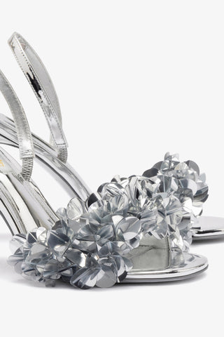 Morgan Sandal In Silver Specchio